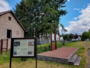 Gedenkstätte für die ehemalige Synagoge von Blumenthal.